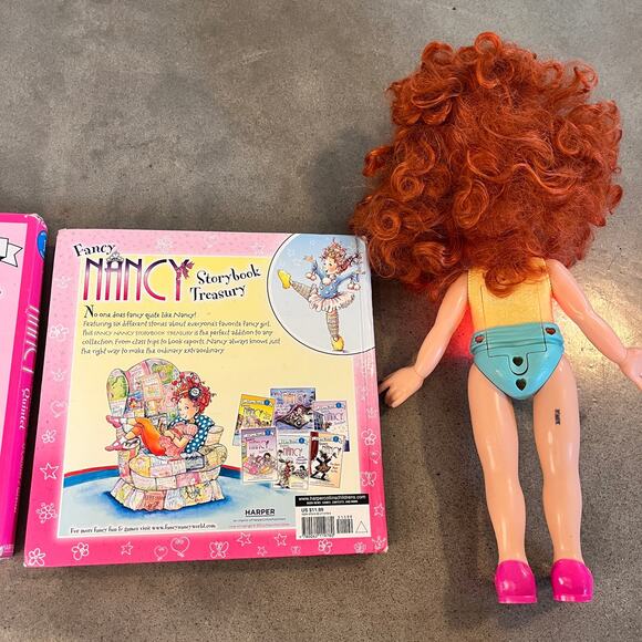 Disney Fancy Nancy Light up talking doll 10 story books collection bundle toys - Picture 9 of 10